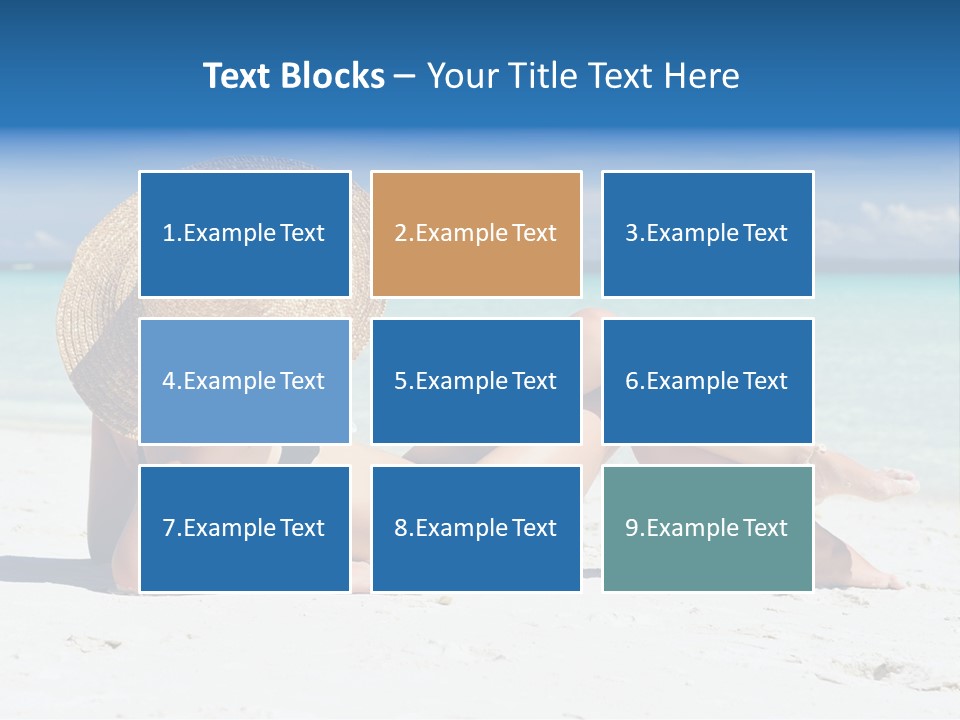 Beach Girl PowerPoint Template