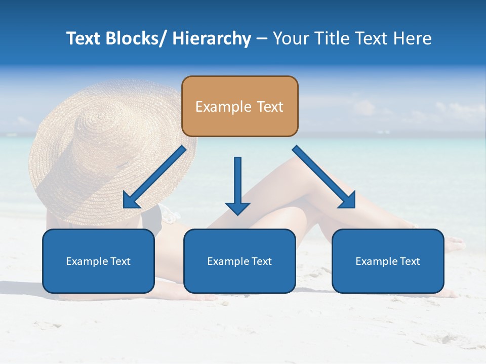 Beach Girl PowerPoint Template