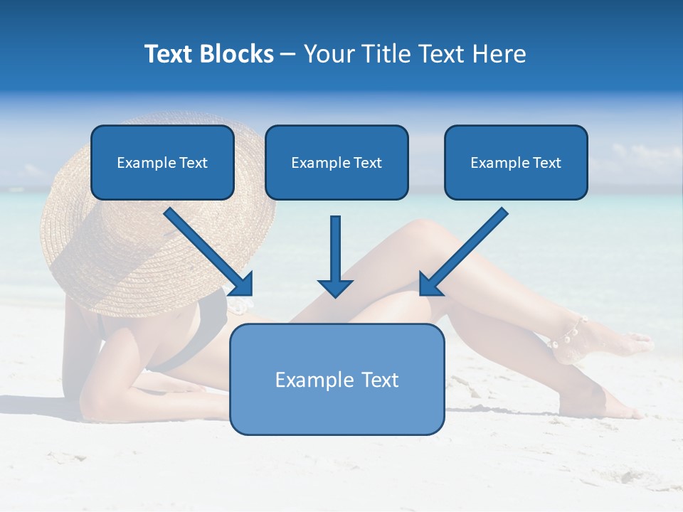 Beach Girl PowerPoint Template