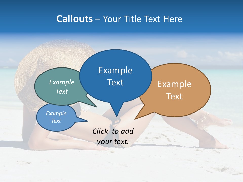 Beach Girl PowerPoint Template