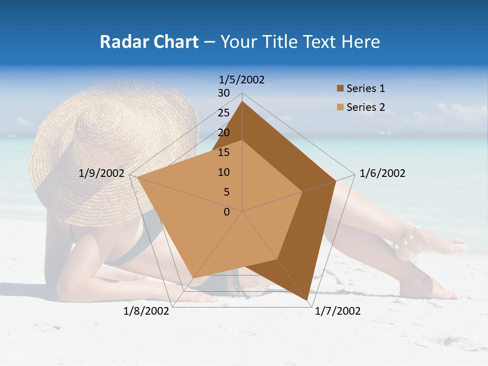 Beach Girl PowerPoint Template