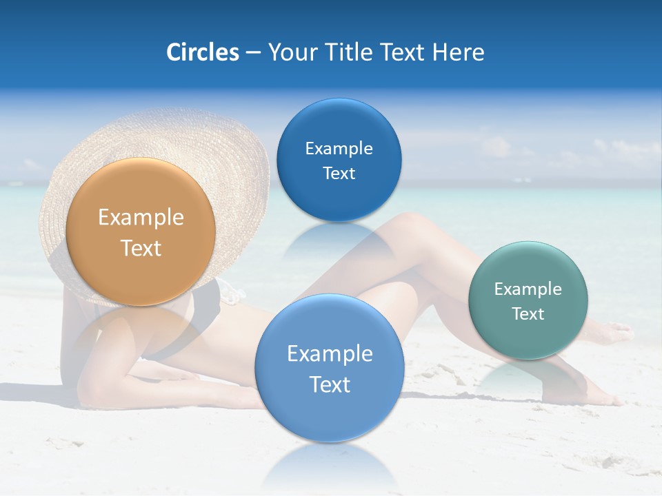 Beach Girl PowerPoint Template