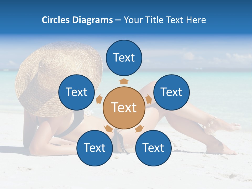 Beach Girl PowerPoint Template