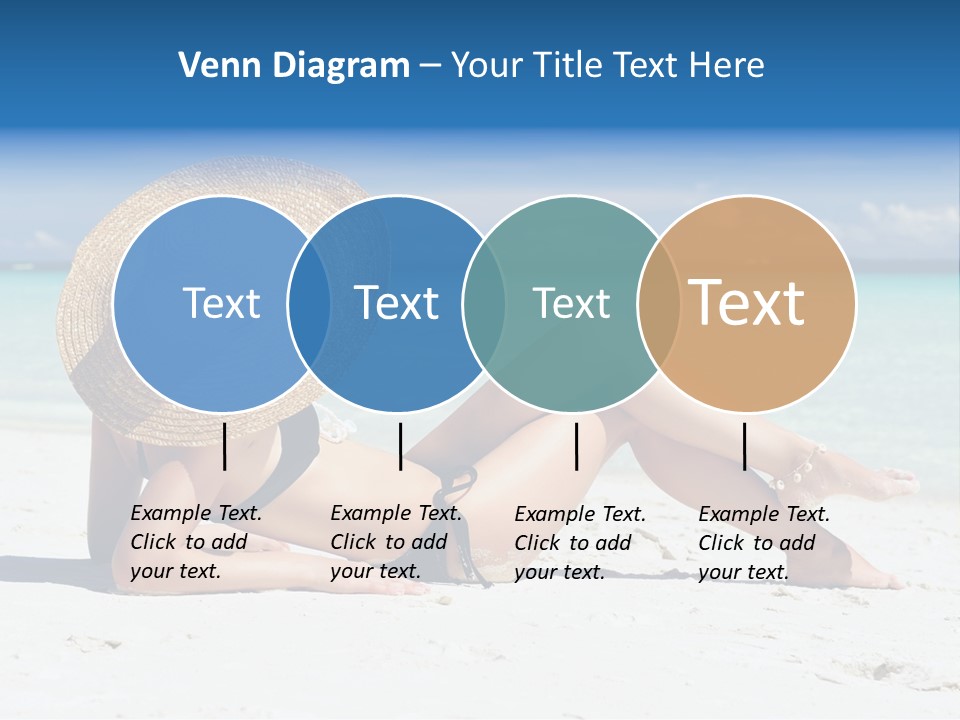 Beach Girl PowerPoint Template