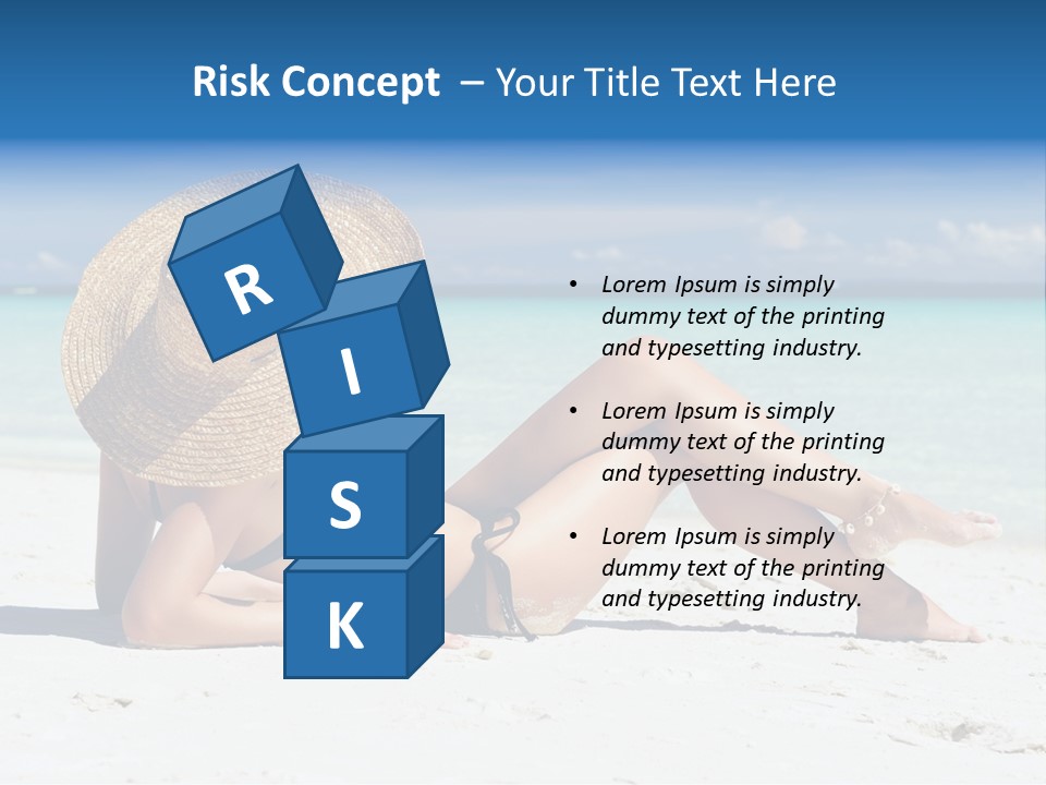 Beach Girl PowerPoint Template