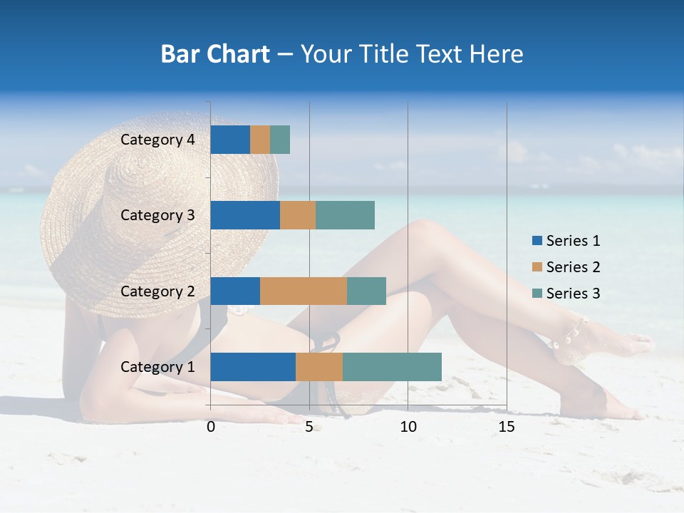 Beach Girl PowerPoint Template