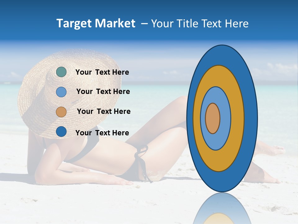 Beach Girl PowerPoint Template