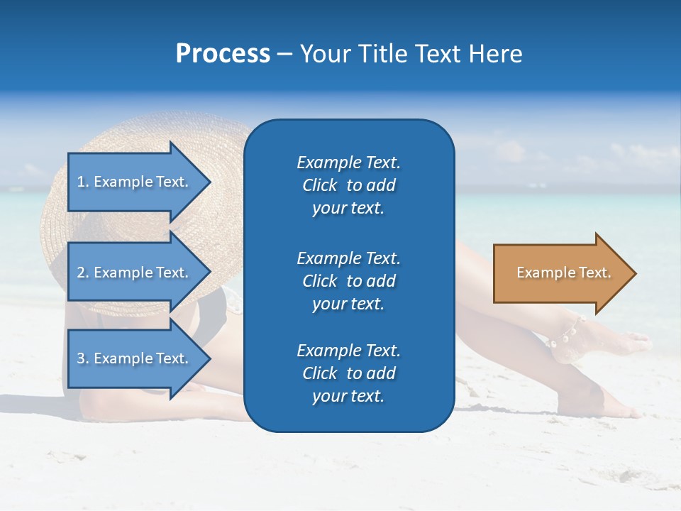 Beach Girl PowerPoint Template