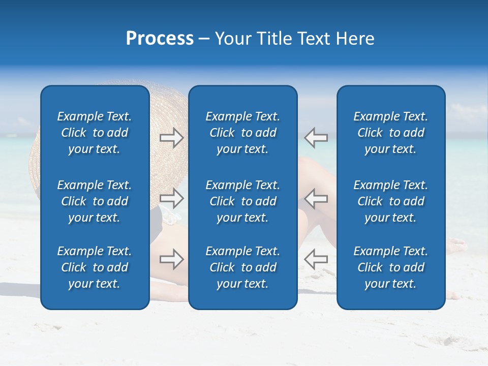 Beach Girl PowerPoint Template