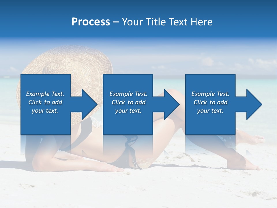 Beach Girl PowerPoint Template
