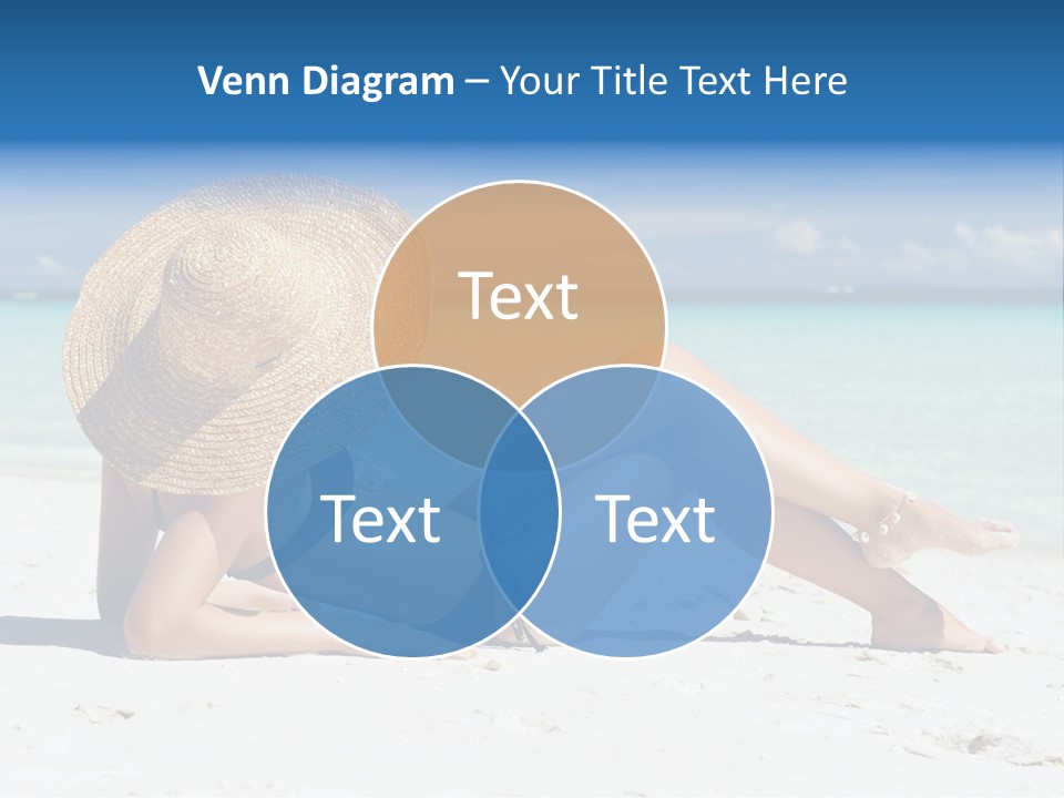 Beach Girl PowerPoint Template