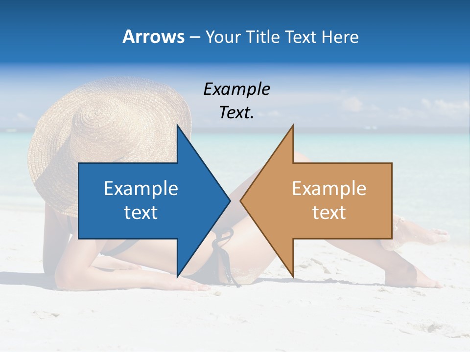 Beach Girl PowerPoint Template