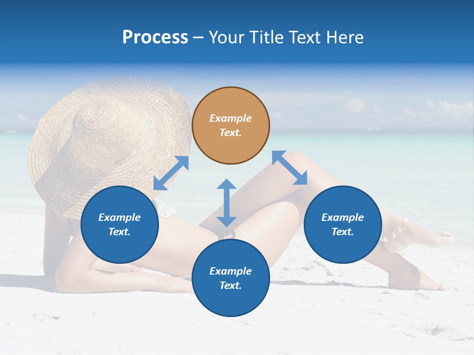 Beach Girl PowerPoint Template