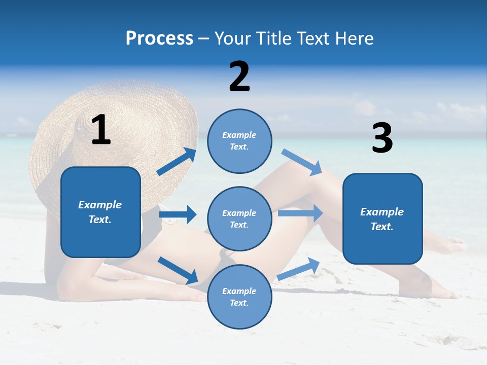 Beach Girl PowerPoint Template