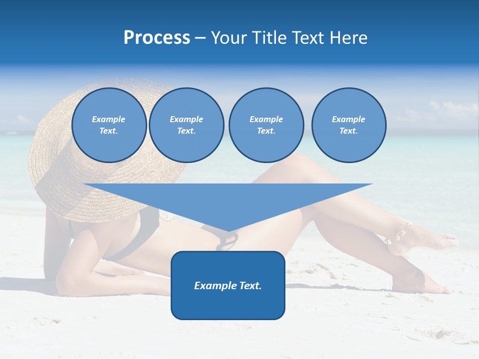 Beach Girl PowerPoint Template