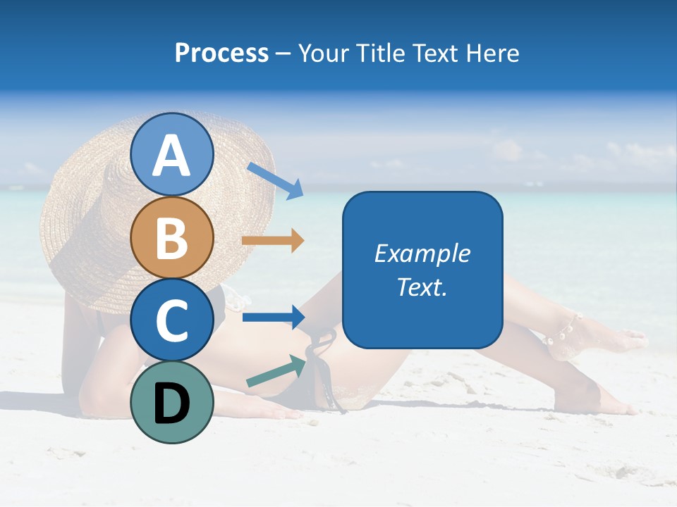 Beach Girl PowerPoint Template