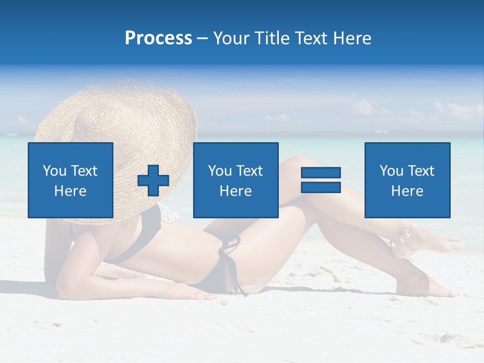 Beach Girl PowerPoint Template