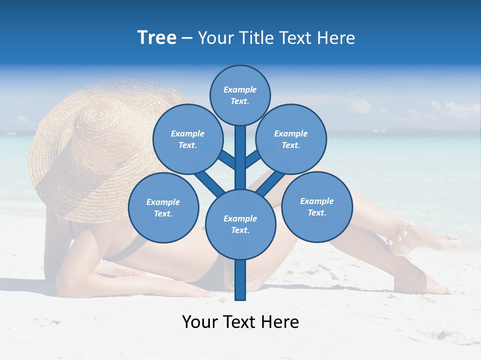 Beach Girl PowerPoint Template