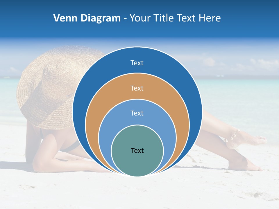 Beach Girl PowerPoint Template