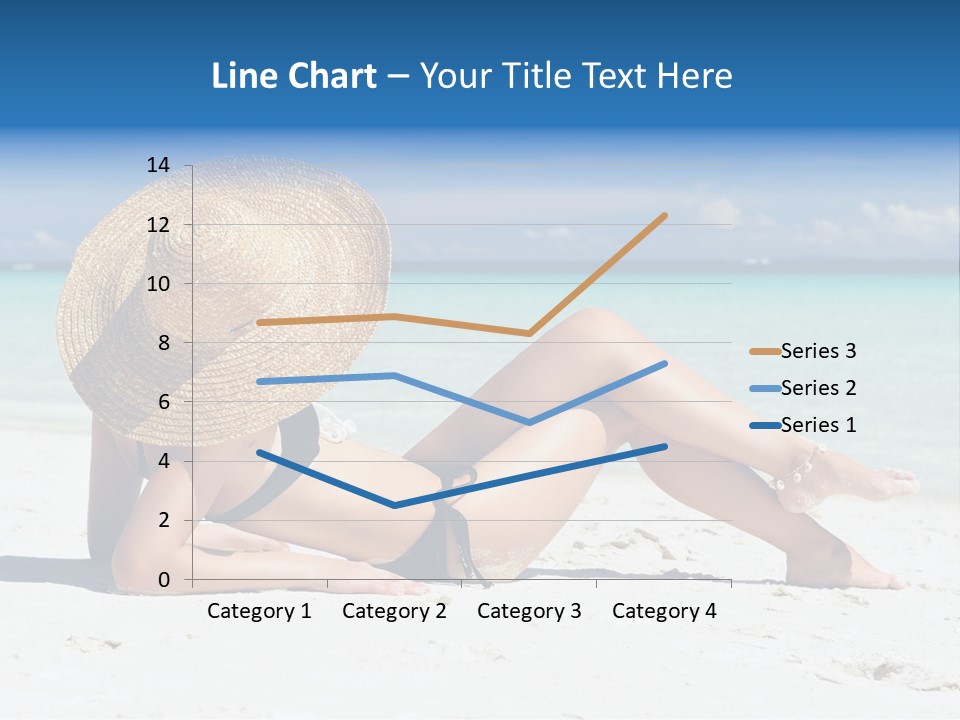 Beach Girl PowerPoint Template