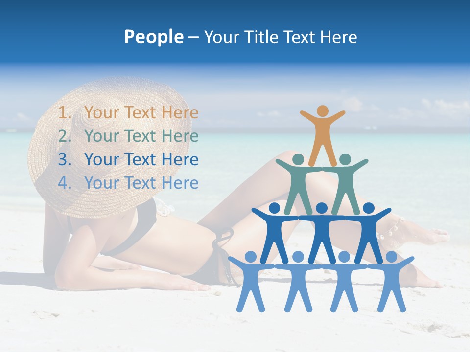 Beach Girl PowerPoint Template