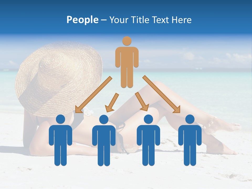 Beach Girl PowerPoint Template