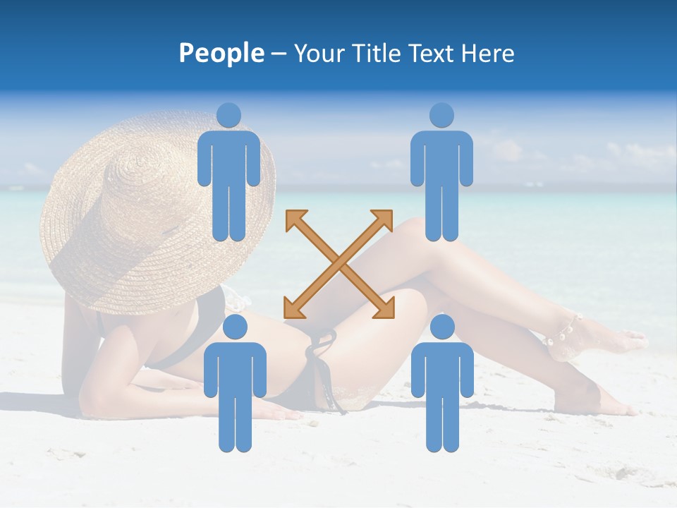 Beach Girl PowerPoint Template
