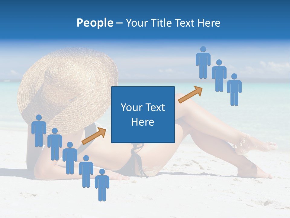 Beach Girl PowerPoint Template