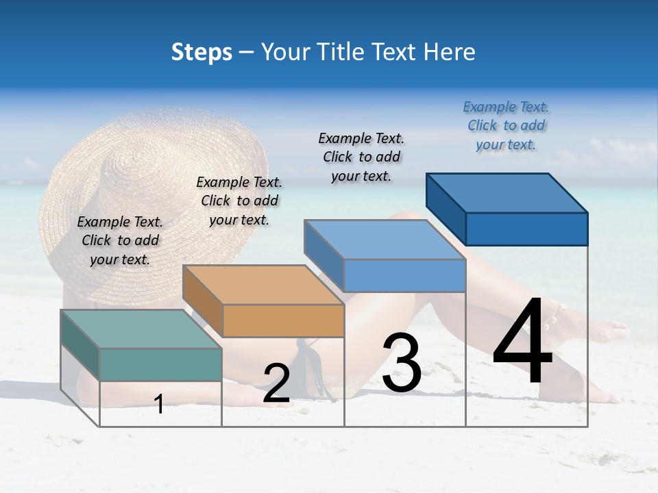 Beach Girl PowerPoint Template