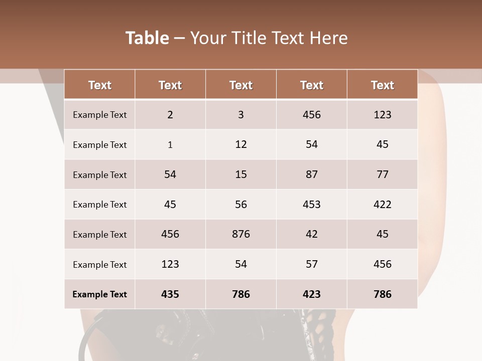 Sports Studio White PowerPoint Template