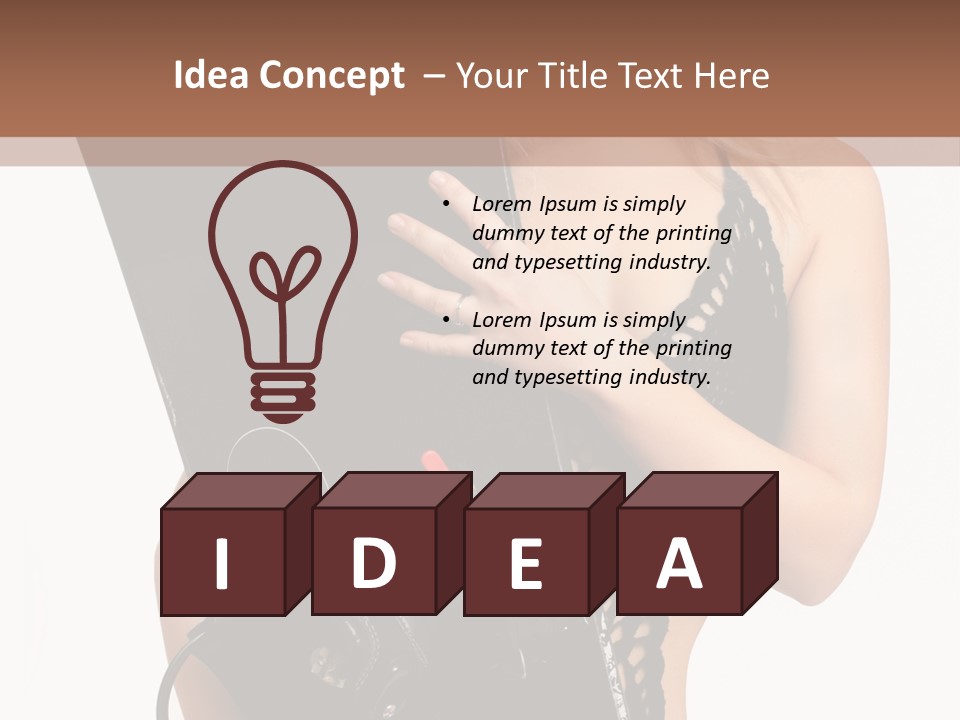 Sports Studio White PowerPoint Template