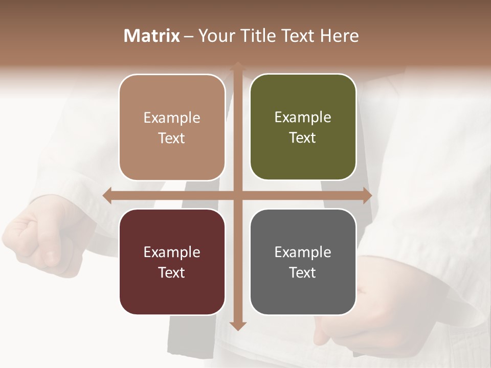 Bible Black Belts PowerPoint Template