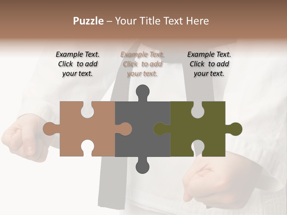 Bible Black Belts PowerPoint Template