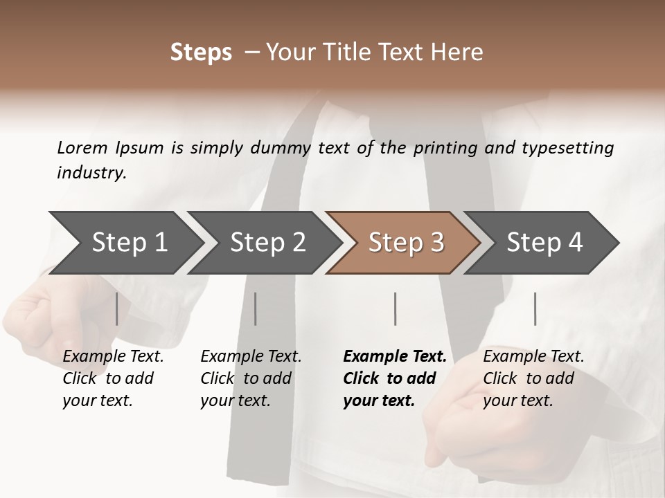 Bible Black Belts PowerPoint Template