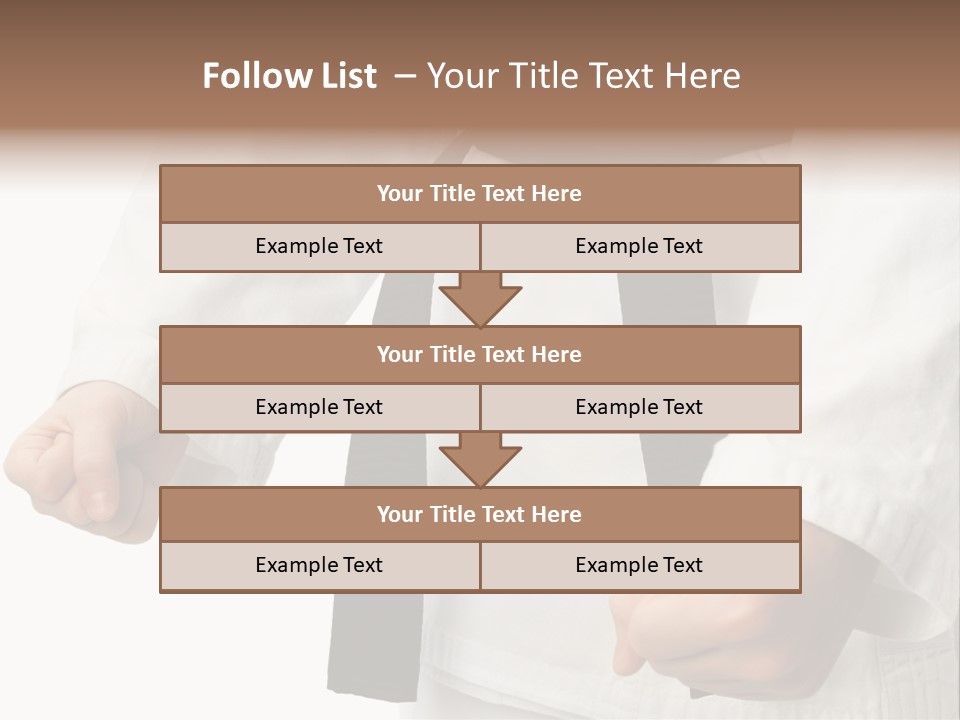 Bible Black Belts PowerPoint Template
