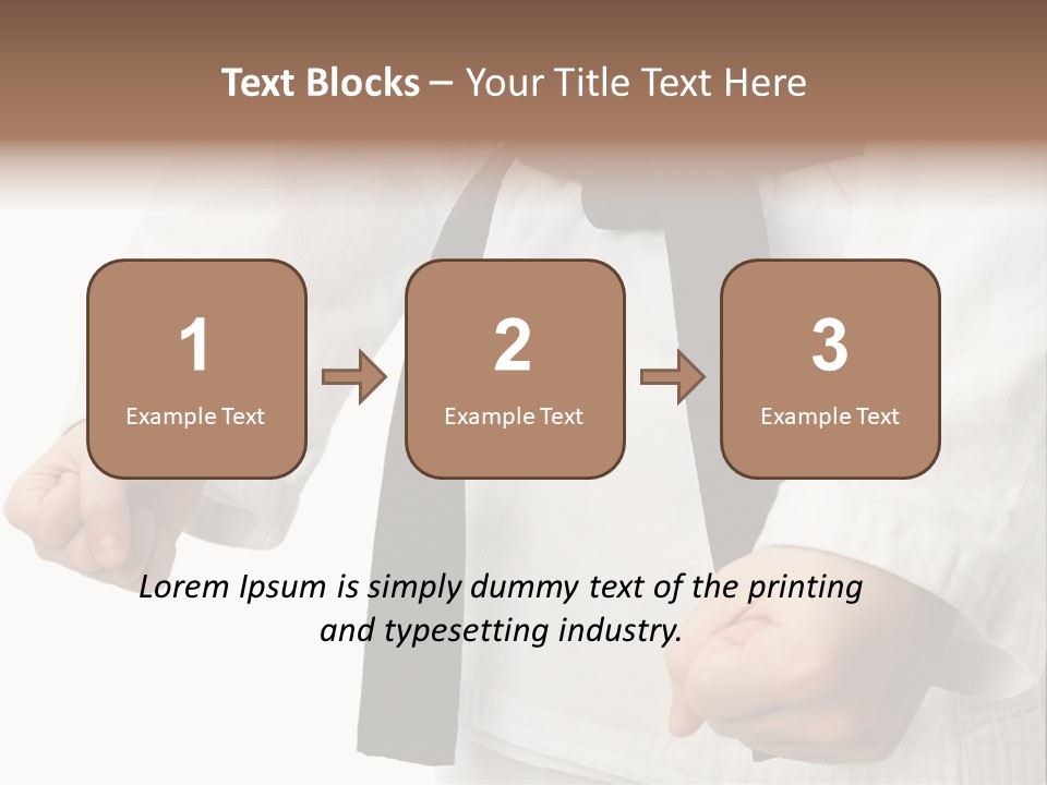 Bible Black Belts PowerPoint Template