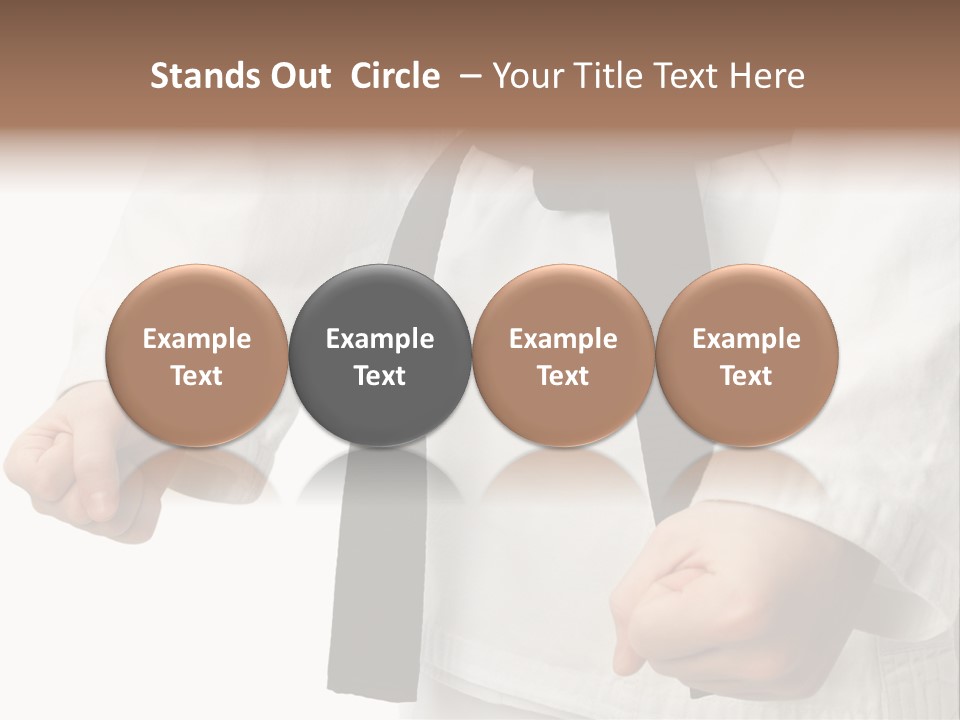 Bible Black Belts PowerPoint Template