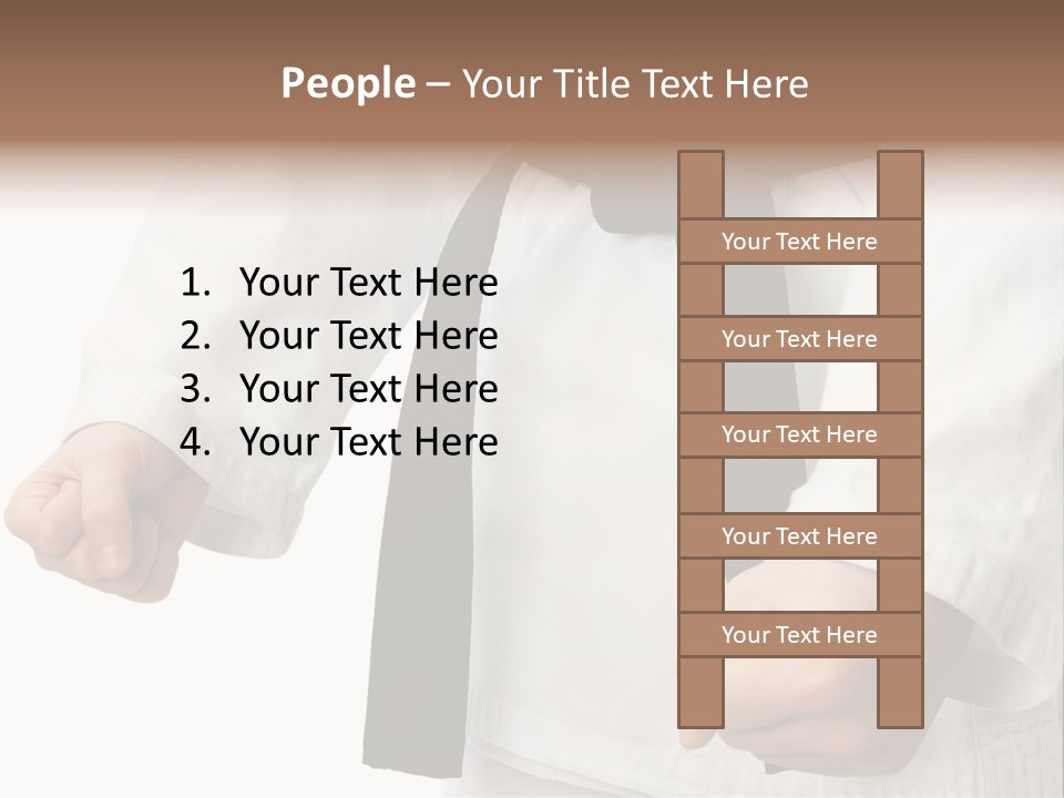 Bible Black Belts PowerPoint Template