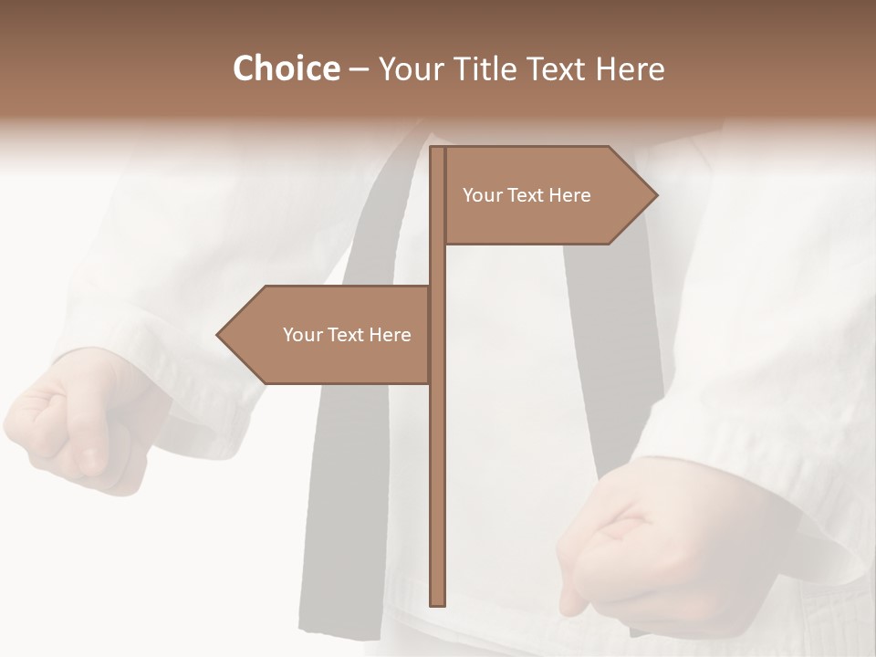 Bible Black Belts PowerPoint Template