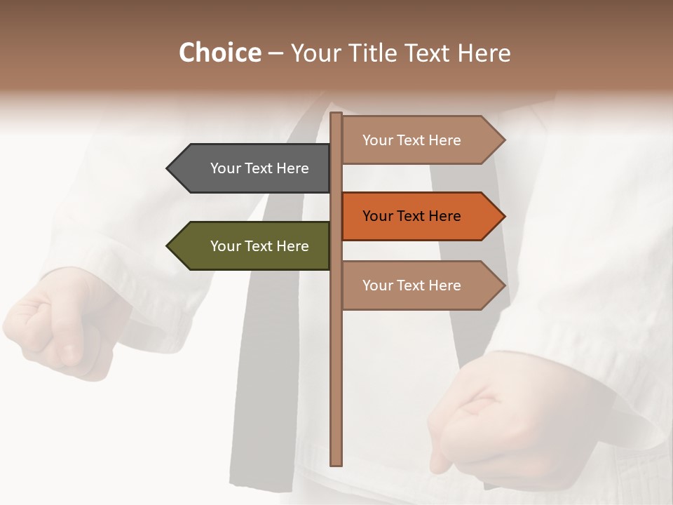 Bible Black Belts PowerPoint Template