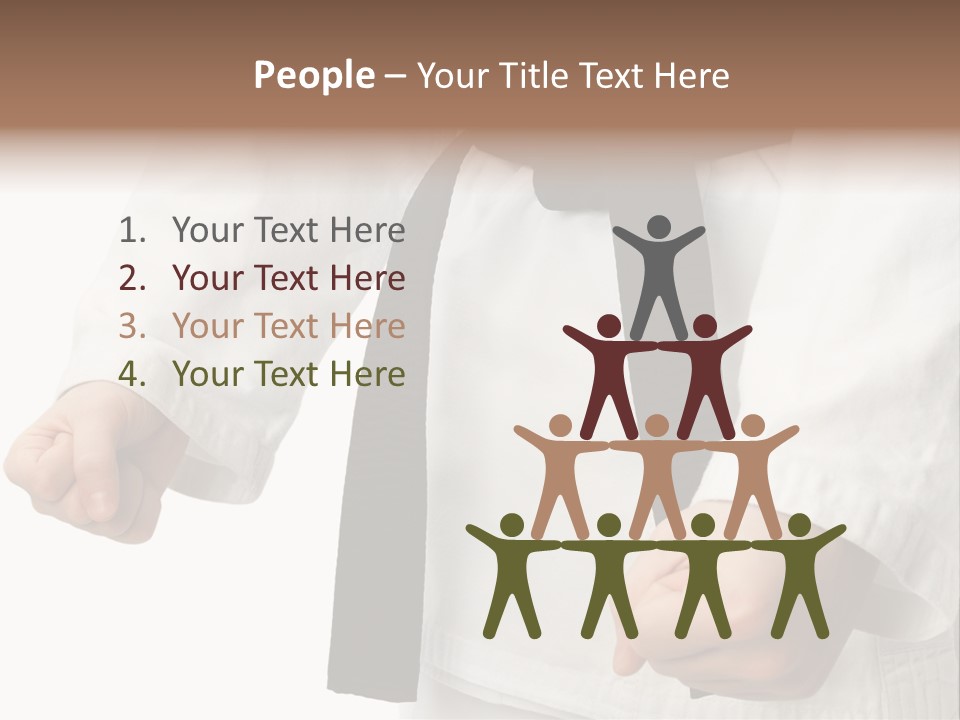 Bible Black Belts PowerPoint Template