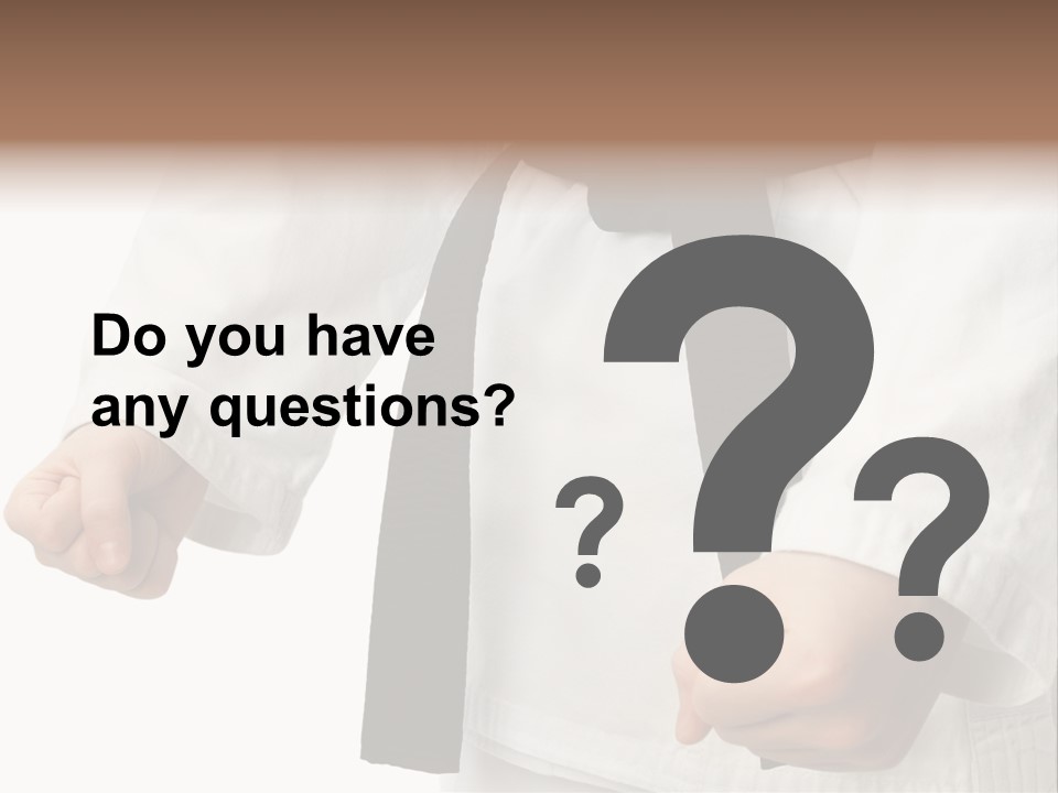 Bible Black Belts PowerPoint Template