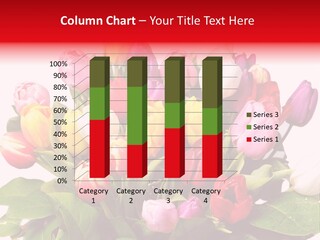 Flowers Tulip Bouquet PowerPoint Template