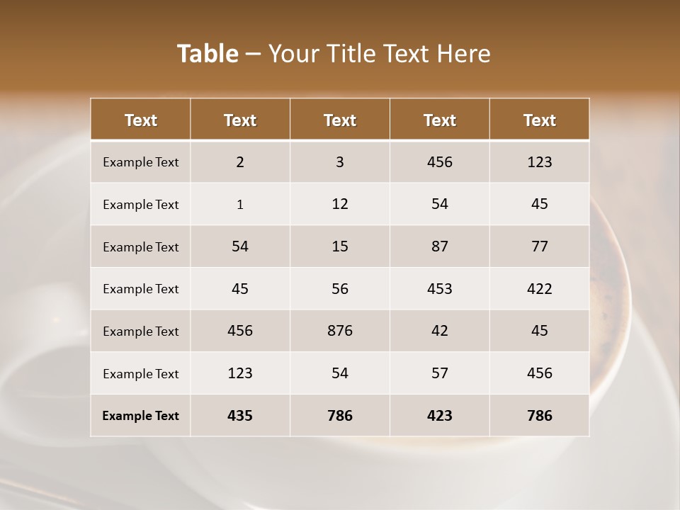 Cappuccino PowerPoint Template