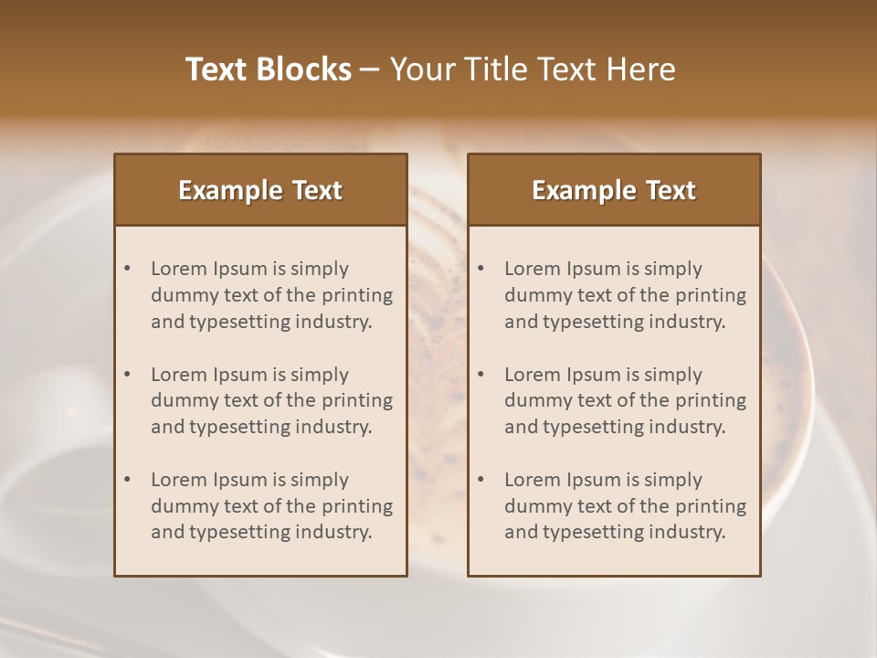 Cappuccino PowerPoint Template