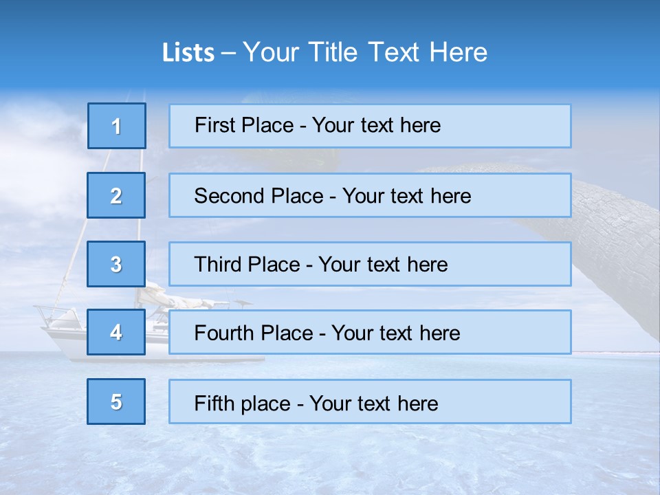 Yacht PowerPoint Template