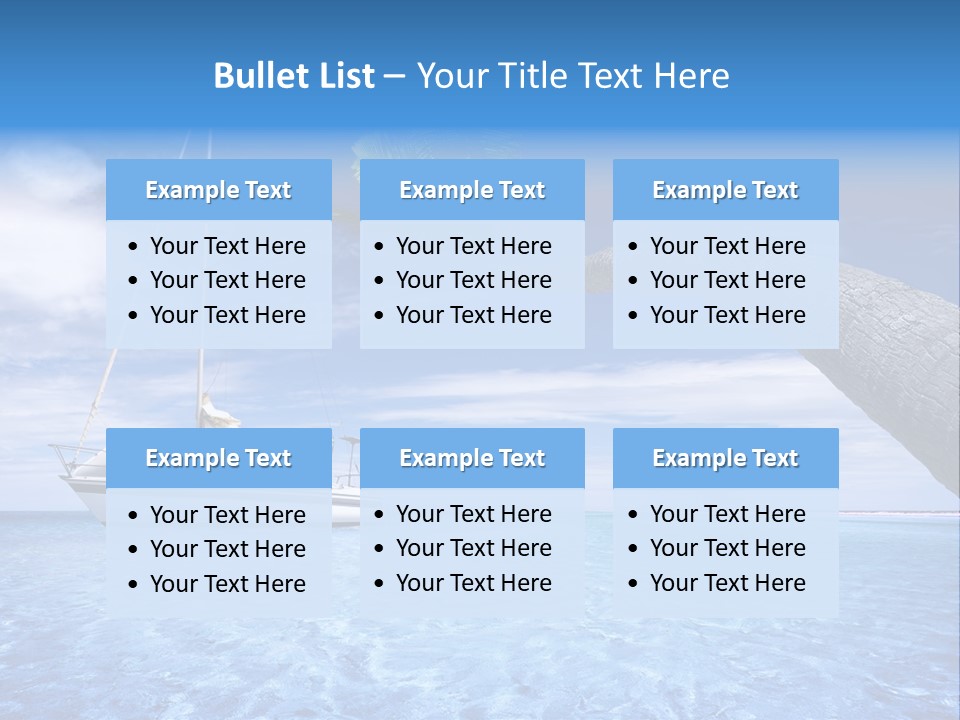 Yacht PowerPoint Template