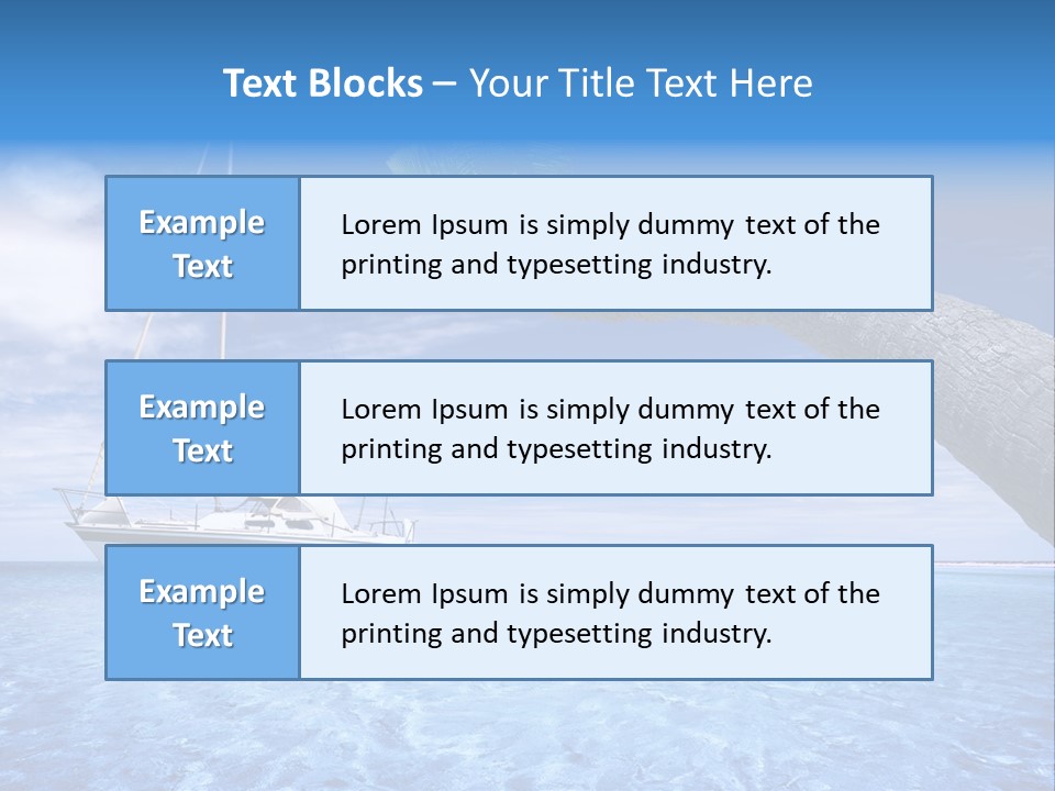 Yacht PowerPoint Template