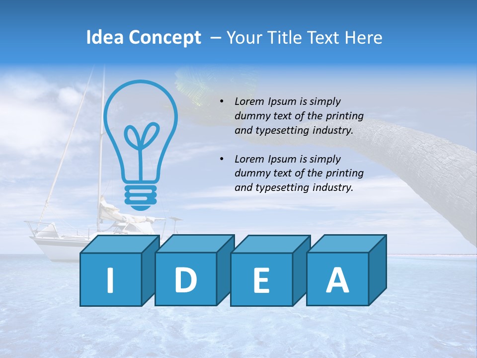 Yacht PowerPoint Template