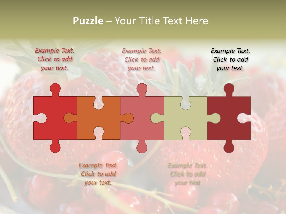 Horizontal Background Red PowerPoint Template